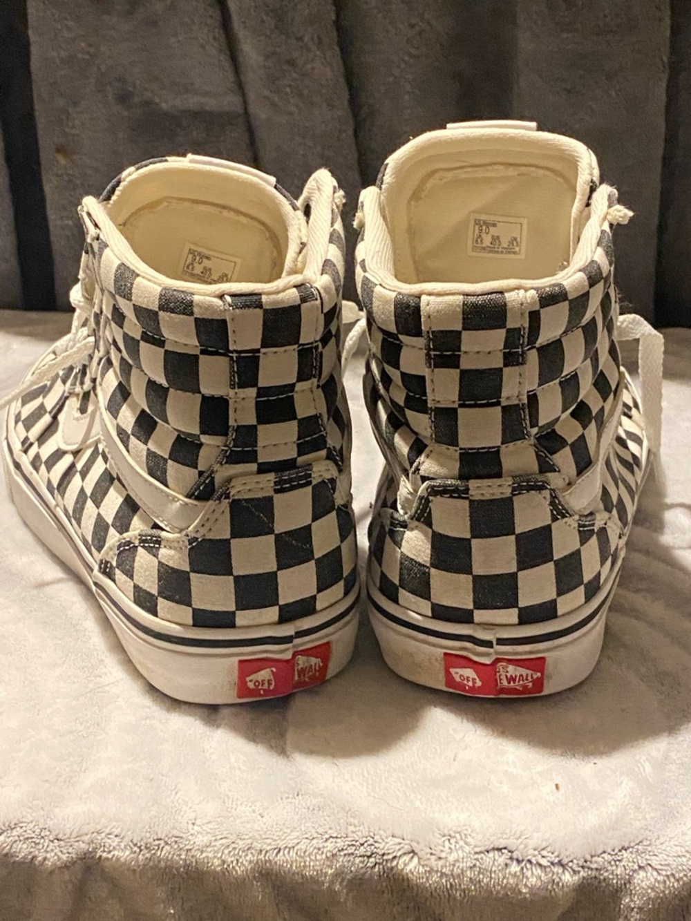 Vans Off-White High Top Sneakers - Picture 3 of 5